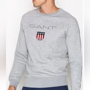 Gant Crew neck Large Logo Sweatshirt Jumper Sweater Pullover sz M